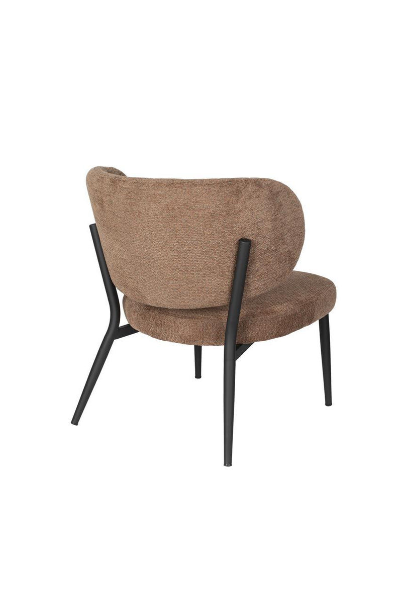 Lounge Chair Sanne Orange Grey - Majorr