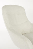 Lounge Chair Yuki Off White - Majorr