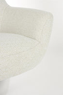 Lounge Chair Yuki Off White - Majorr