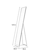 Stand Spiegel Wit - Majorr