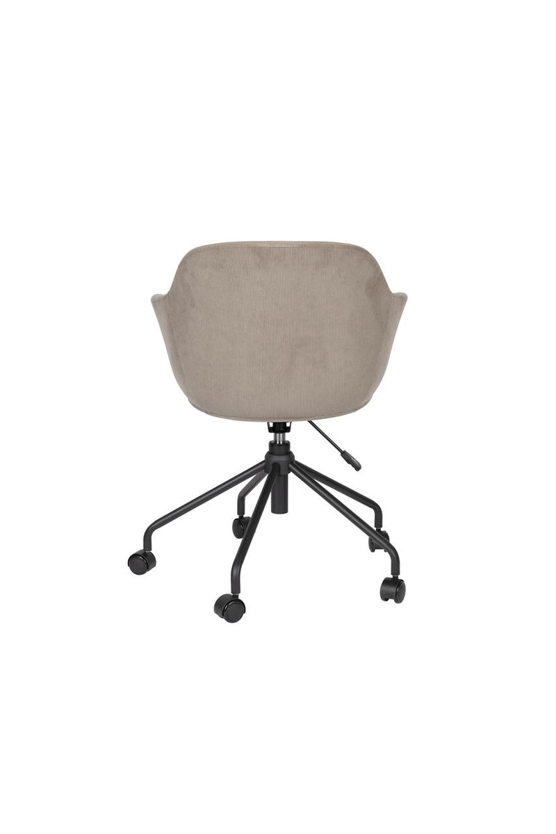 Office Chair Junzo Rib Grey - Majorr