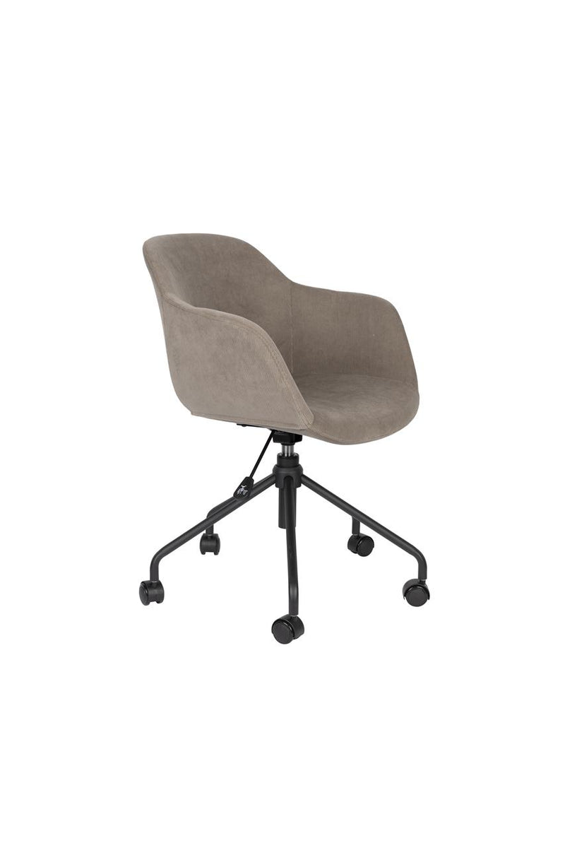 Office Chair Junzo Rib Grey - Majorr