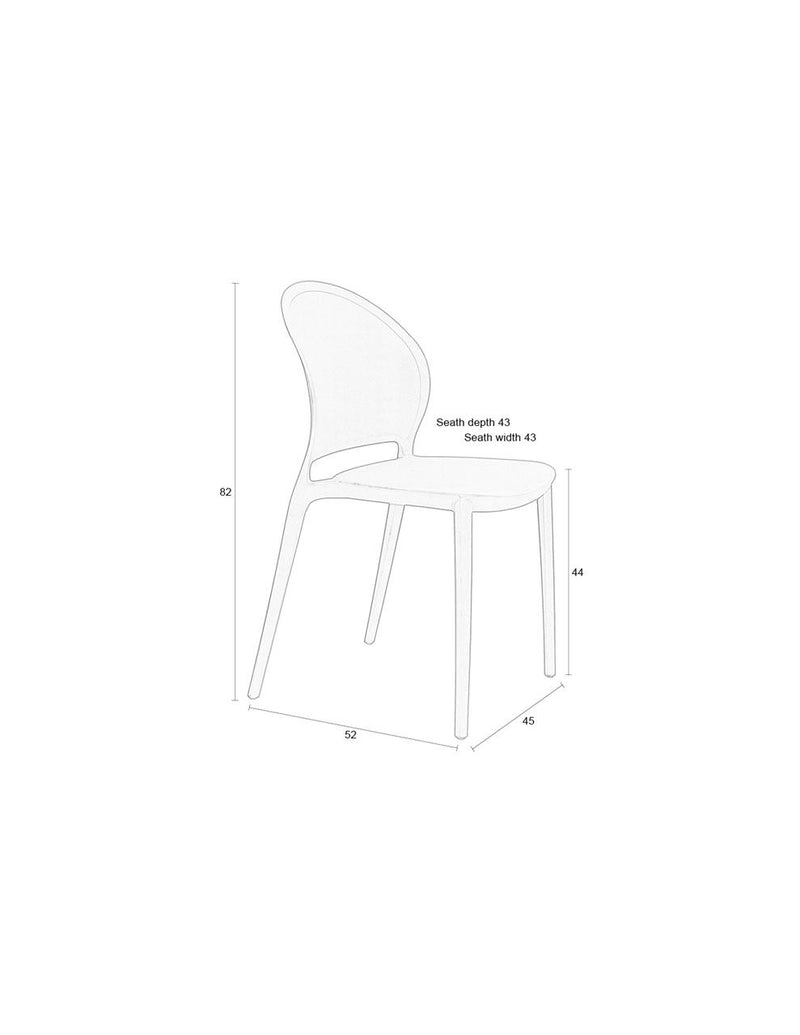 Outdoor Chair Sjoerd Grey - Majorr