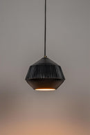 Pendant Lamp Aysa Wide Black - Majorr