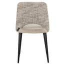 Eetkamerstoel Tabitha trendy nature fire retardant (Set of 2)