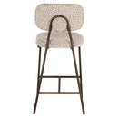 Counterstoel Xenia beige leopard fire retardant (Set of 2)