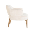 Lounge stoel Venus white chenille