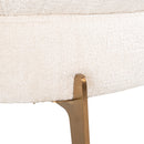 Lounge stoel Venus white chenille