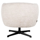 Lounge stoel Estelle lovely cream swivel