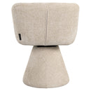 Eetkamerstoel Madeline cream unicorn swivel