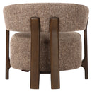 Lounge stoel Dalara brown tweed