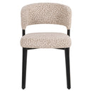 Eetkamerstoel Zeno beige leopard
