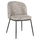 Eetkamerstoel Elvi trendy nature fire retardant (Set of 2)