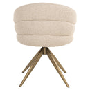 Eetkamerstoel Zendaya biscotti swivel fire retardant