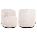 Lounge stoel Jackie lovely cream swivel kids