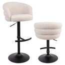 Barstoel Nikki biscotti swivel fire retardant
