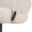 Barstoel Nikki biscotti swivel fire retardant