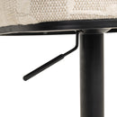 Barstoel Cheyenne beige graffic swivel
