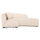 Bank Pandora beige angora lounge right