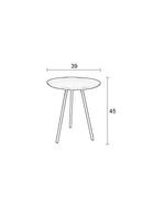 Side Table Frost Tangerine - Majorr
