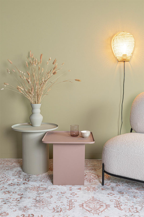 Side Table Sverre Square Rose Pink - Majorr