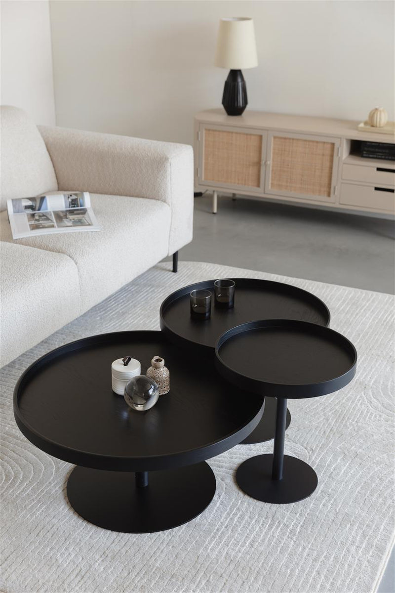 Side Table Yuri Black S - Majorr