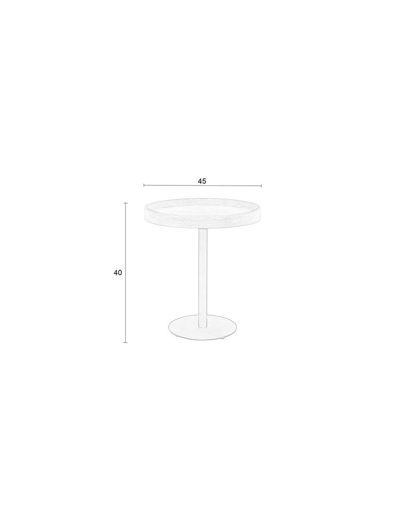 Side Table Yuri Black S - Majorr