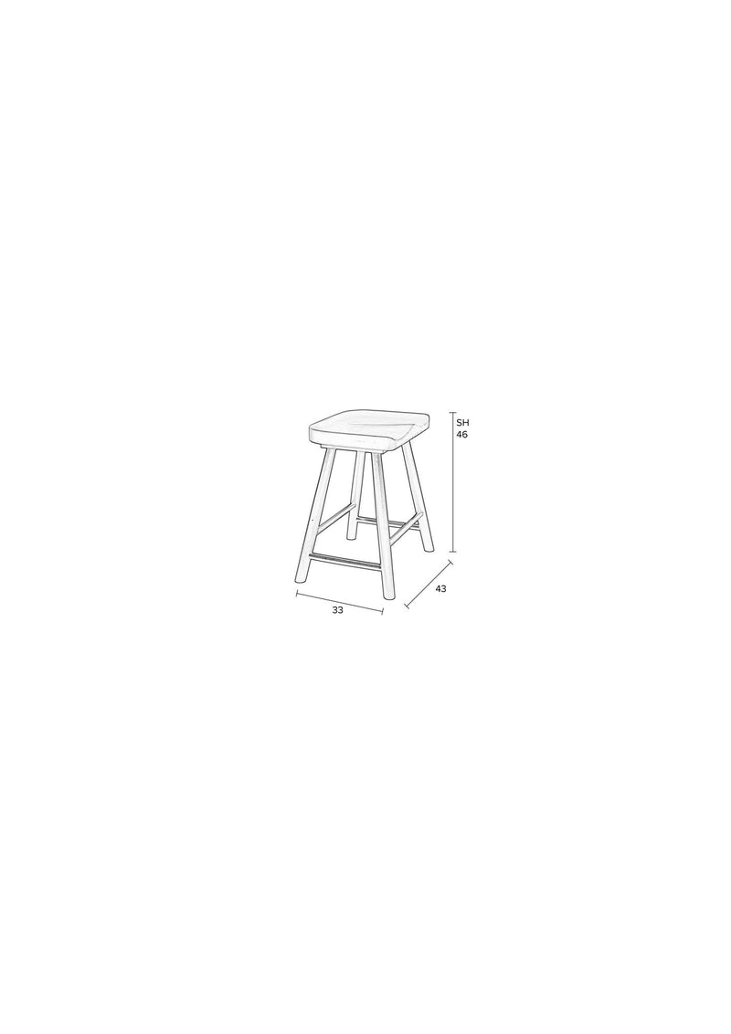 Stool Vander Black - Majorr