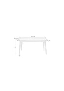 Table Fabio 160x80 Black - Majorr