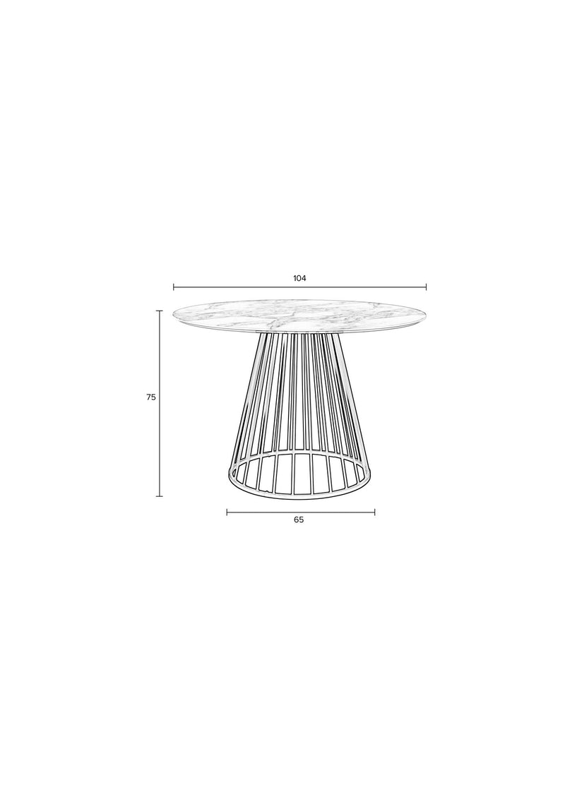 Table Floris Black - Majorr