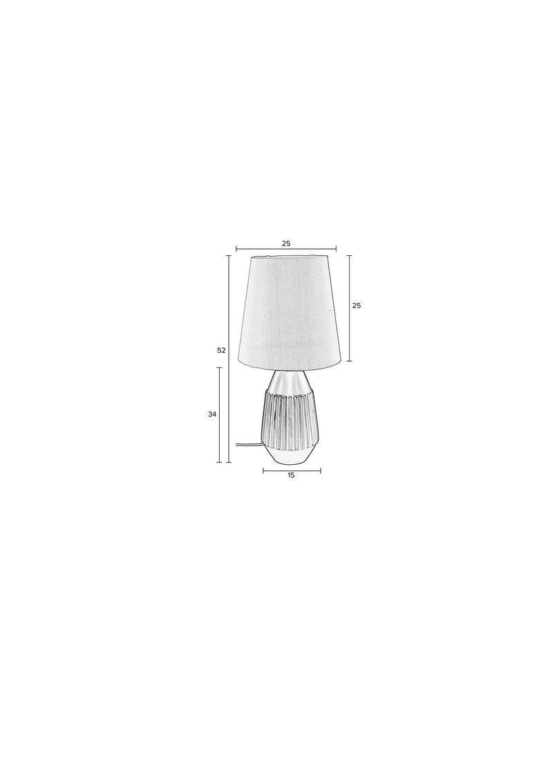 Table Lamp Anshin Smoke - Majorr