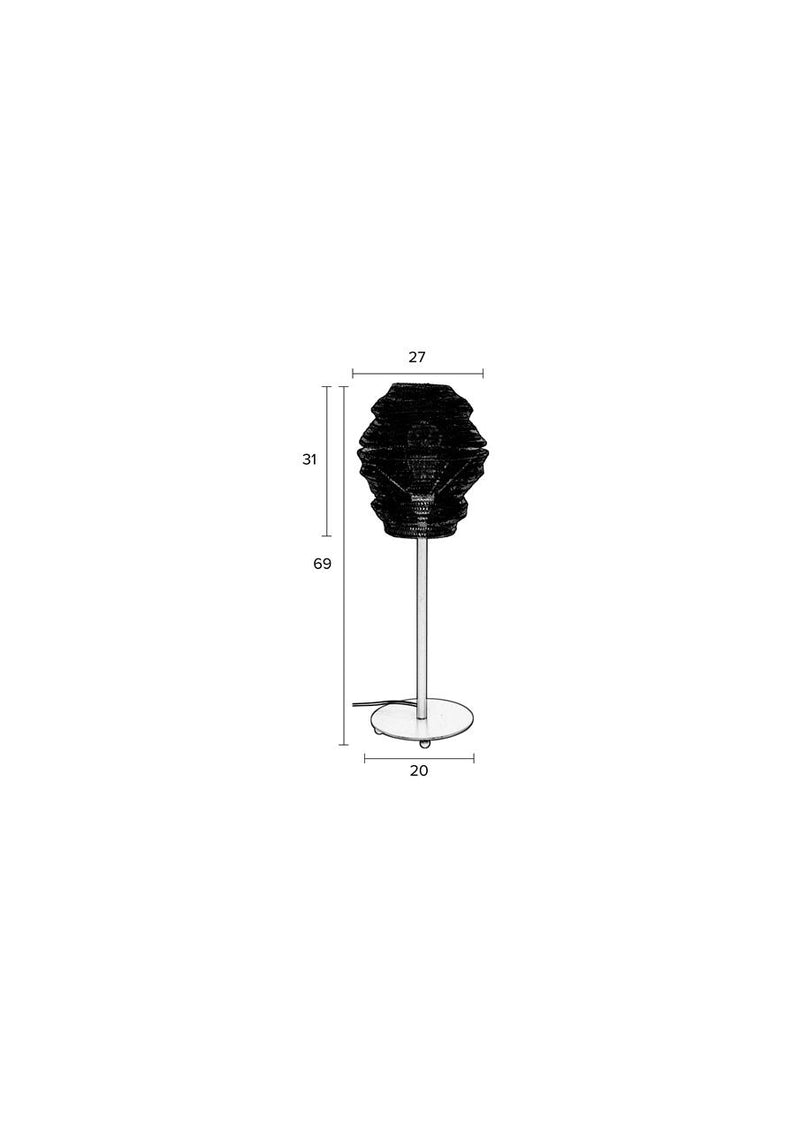 Table Lamp Lena Black - Majorr