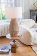 Table Lamp Striing Metail/Jute Natural