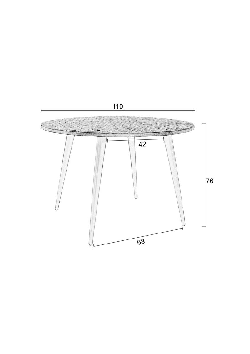 Table Mo 110' Black - Majorr