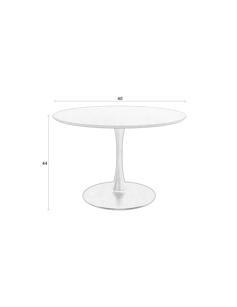 Table Raku Brown Black - Majorr