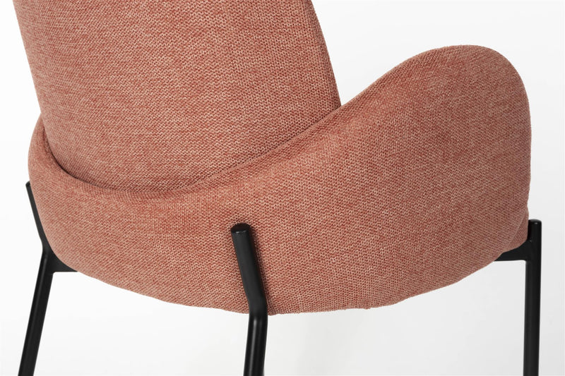 Tjarda stoel Oud Roze - Majorr