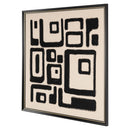 Wall art Shanita black/white