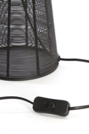 Tafellamp Ø18x42 cm ABOSO mat zwart - Majorr