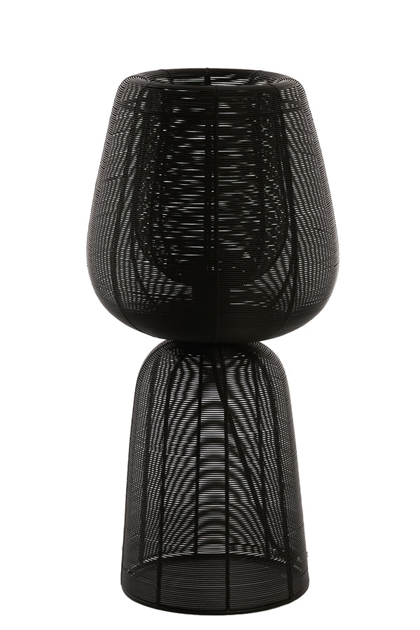 Table lamp 24x54 cm ABOSO matt black - Majorr