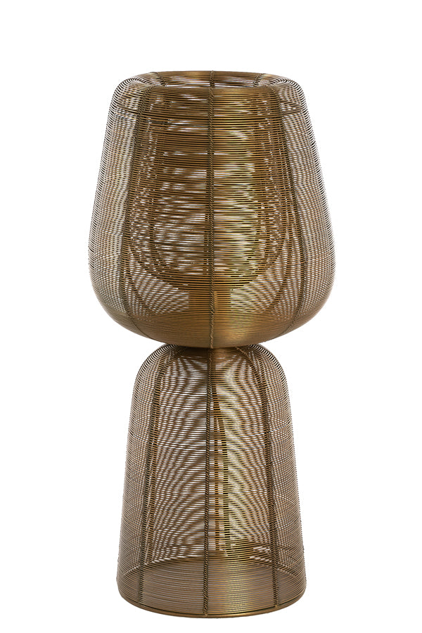 Table lamp 24x54 cm ABOSO antique bronze - Majorr