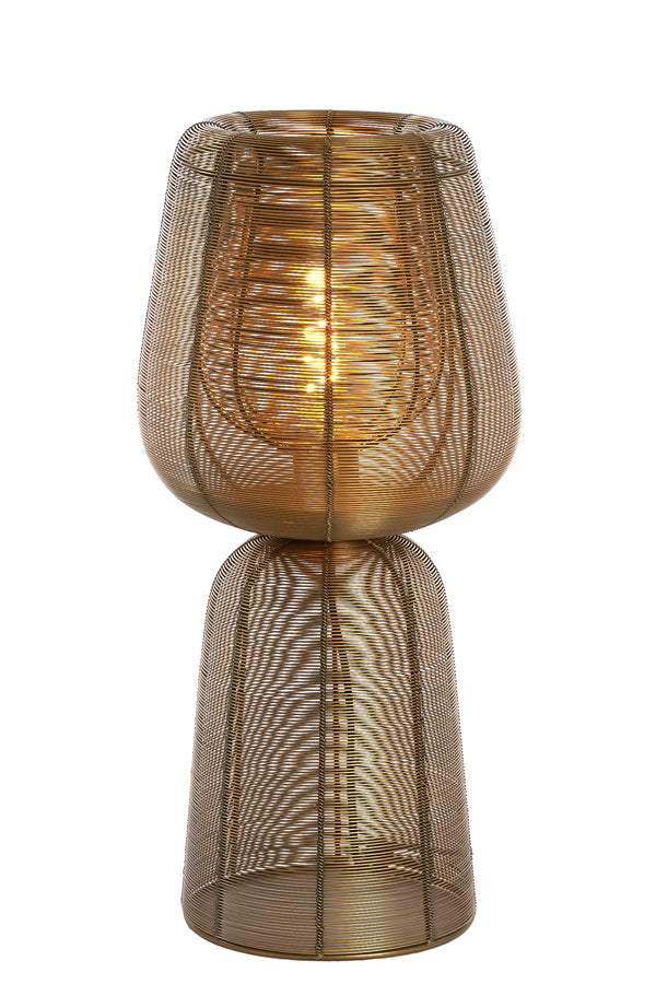 Table lamp 24x54 cm ABOSO antique bronze - Majorr