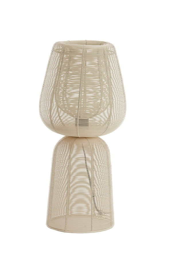 Table lamp 24x54 cm ABOSO cream - Majorr