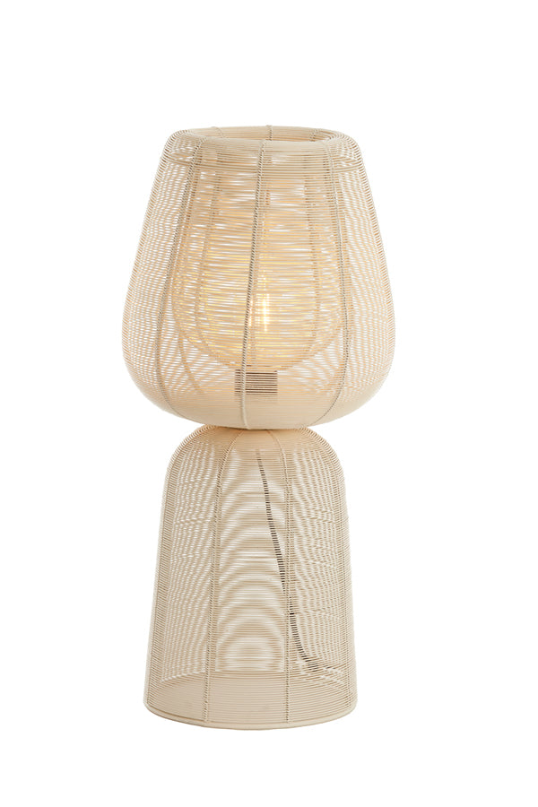 Table lamp 24x54 cm ABOSO cream - Majorr