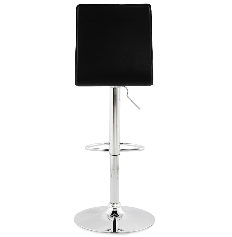 Design barkruk 'ALTO' uit zwart imitatieleder - Majorr