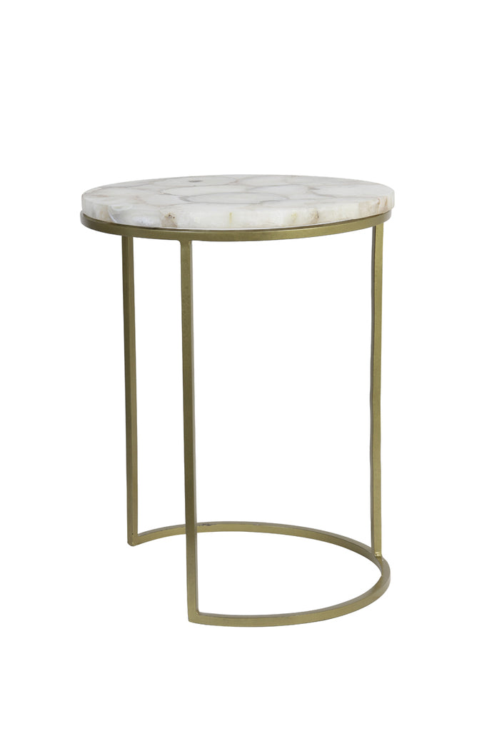 Bijzettafel Axat - Antiek Brons - Ø41+Ø28cm - Majorr