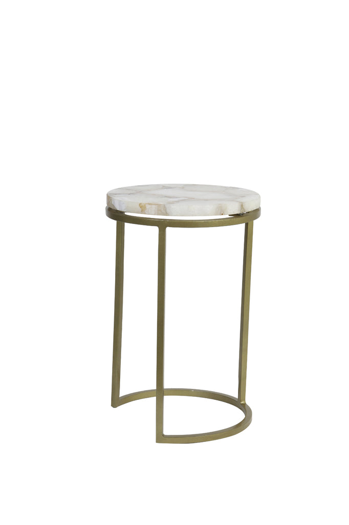 Bijzettafel Axat - Antiek Brons - Ø41+Ø28cm - Majorr