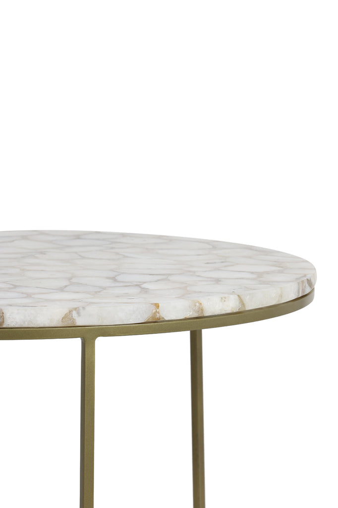 Bijzettafel Axat - Antiek Brons - Ø41+Ø28cm - Majorr