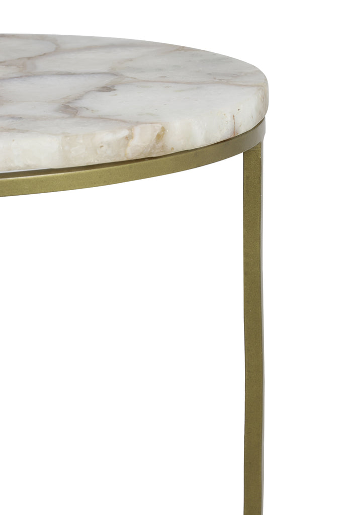 Bijzettafel Axat - Antiek Brons - Ø41+Ø28cm - Majorr