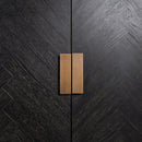 Dressoir Blackbone brass 4-deuren + open vak - Majorr