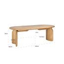 Eettafel Fairmont natural 235 - Majorr